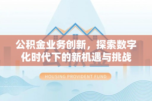 热线公积金业务创新，探索数字化时代下的新机遇与挑战