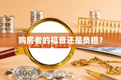 攸县购房者的福音还是负担？