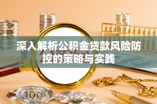 英吉沙深入解析公积金贷款风险防控的策略与实践