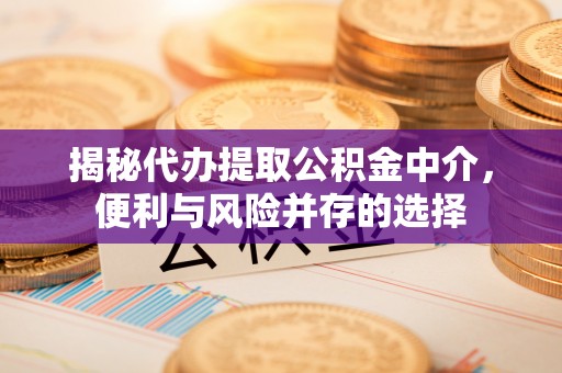 江汉揭秘代办提取公积金中介，便利与风险并存的选择