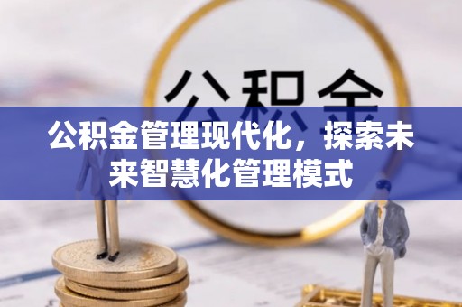 磐石公积金管理现代化，探索未来智慧化管理模式