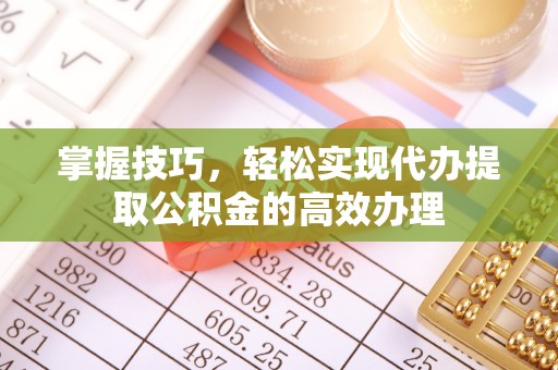滨州掌握技巧，轻松实现代办提取公积金的高效办理