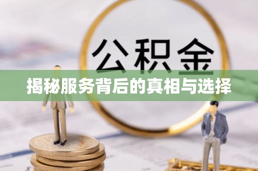 滨海揭秘服务背后的真相与选择
