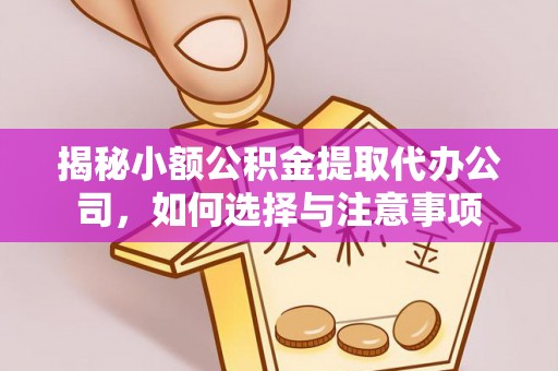 玉溪揭秘小额公积金提取代办公司，如何选择与注意事项