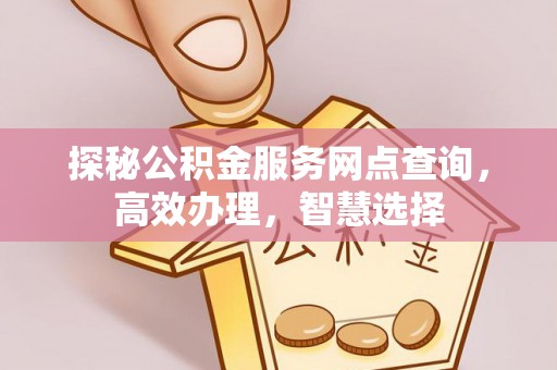 大通探秘公积金服务网点查询，高效办理，智慧选择