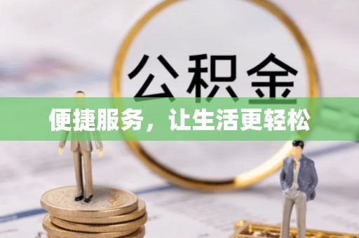 丹凤便捷服务，让生活更轻松