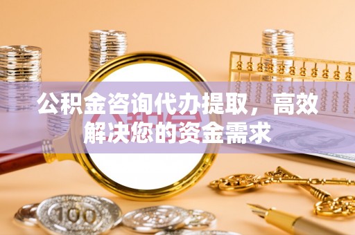 洛阳公积金咨询代办提取，高效解决您的资金需求