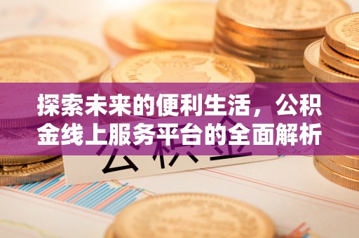天津探索未来的便利生活，公积金线上服务平台的全面解析