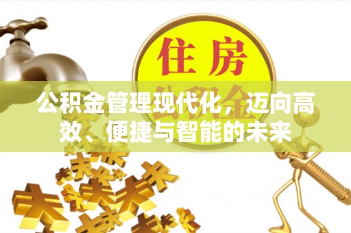 漳浦公积金管理现代化，迈向高效、便捷与智能的未来
