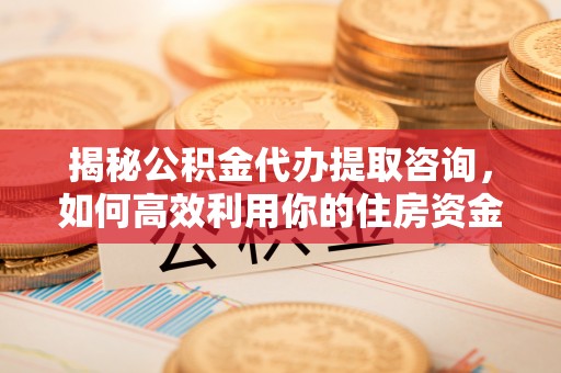 东宝揭秘公积金代办提取咨询，如何高效利用你的住房资金