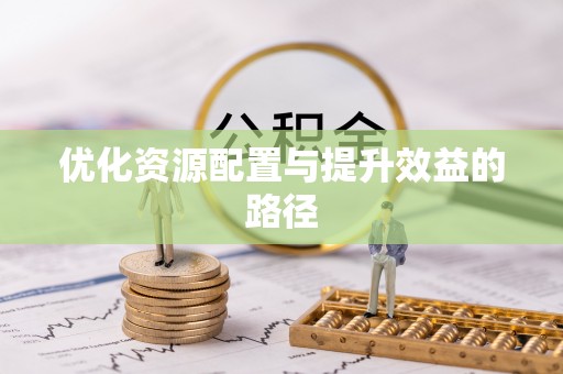 武山优化资源配置与提升效益的路径