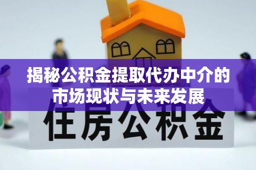 武侯揭秘公积金提取代办中介的市场现状与未来发展