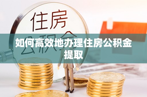 平川如何高效地办理住房公积金提取