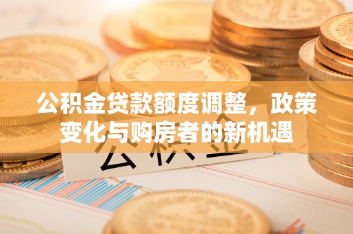 武安公积金贷款额度调整，政策变化与购房者的新机遇