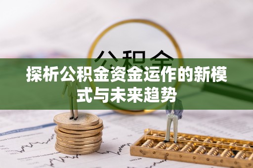 沿河探析公积金资金运作的新模式与未来趋势