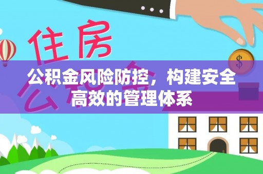 忻城公积金风险防控，构建安全高效的管理体系