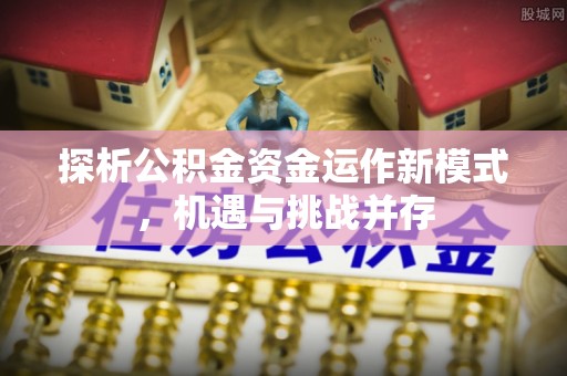 带岭探析公积金资金运作新模式，机遇与挑战并存