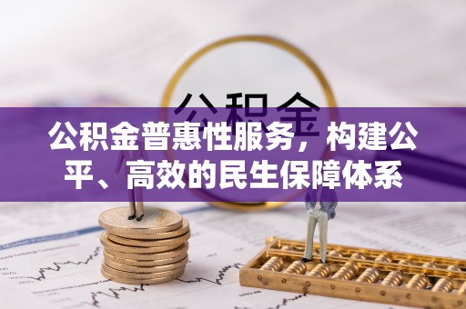 湘阴公积金普惠性服务，构建公平、高效的民生保障体系